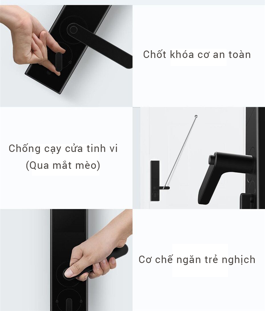 Các thông số Khóa Cửa Thông Minh Xiaomi LOOCK Classic