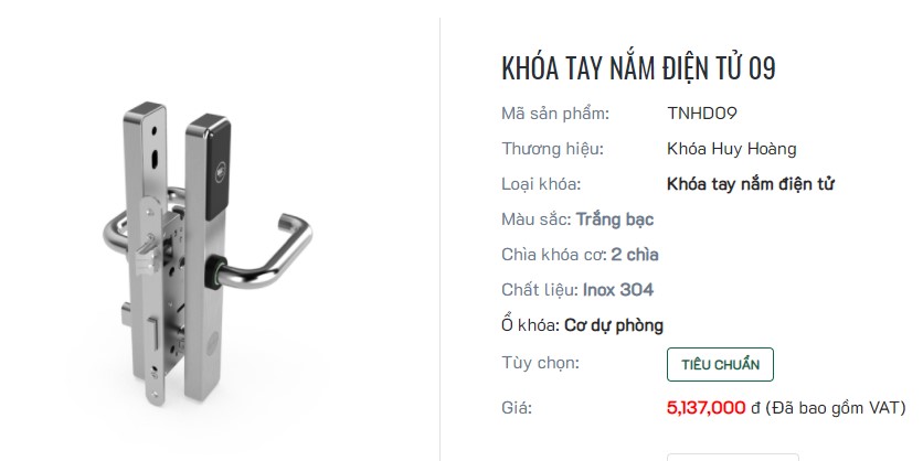 nhận biết khóa cửa thông minh chính hãng